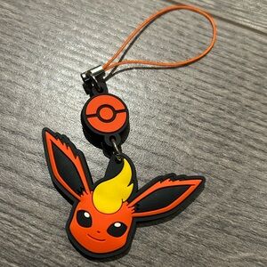 Flareon pokemon keychain